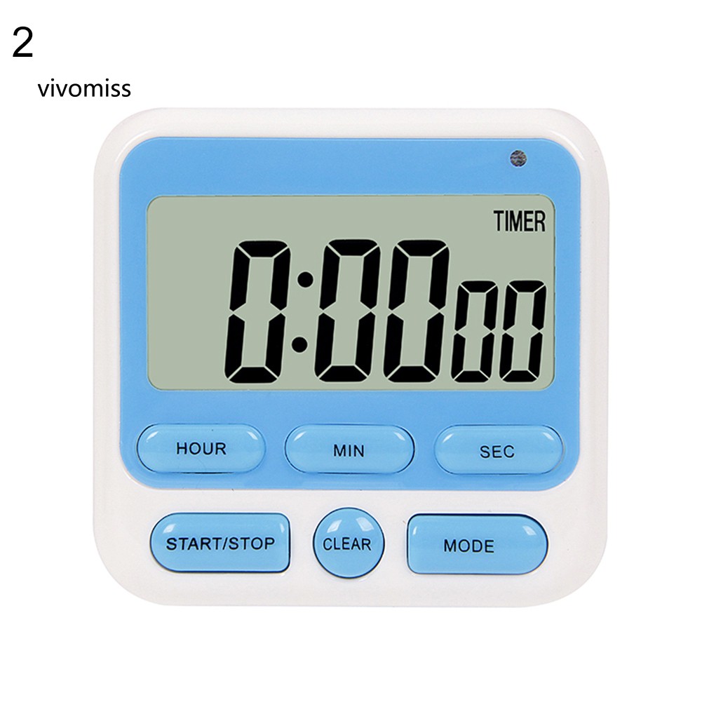 ★VVMS★Cooking Digital Timer Kitchen Time Countdown Alarm Clock Baking Cake Pizza Tool
