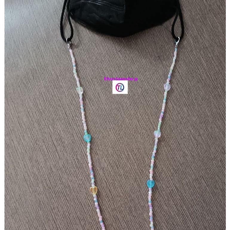 Dây đeo khẩu trang chống rớt hình tim kiểu hàn tiện lợi thời trang