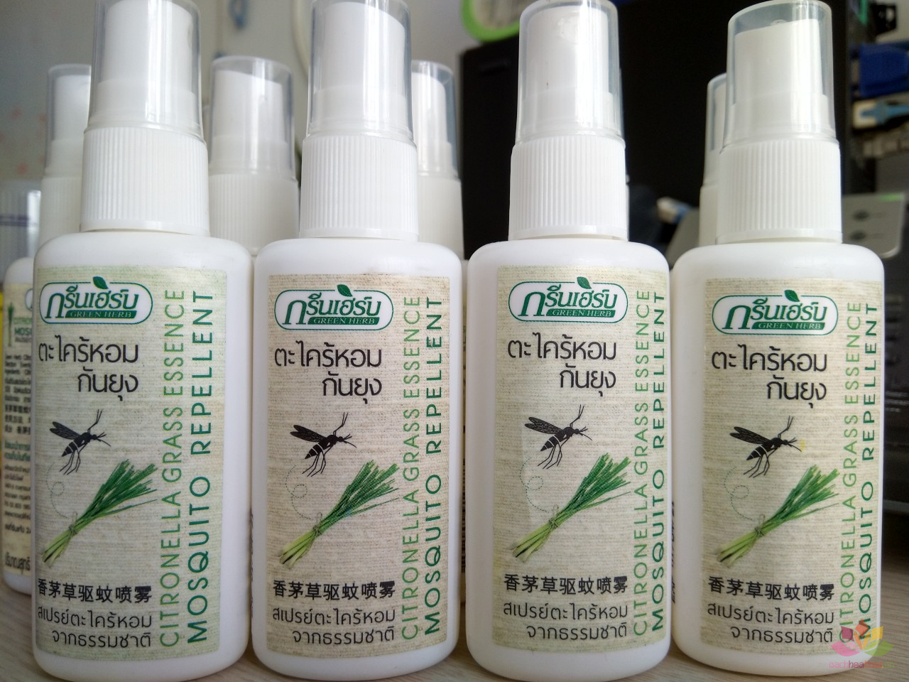 Chai xit tınh dầu xả chốnǥ muỗi Mosquito Repellent (Thailand)