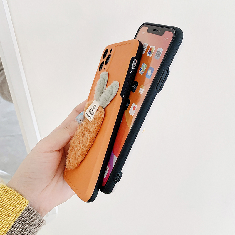 Ốp lưng hình củ cà rốt dễ thương cho Iphone Se2020 11pro Max Ix Xr Xs Max 7 8 Plus | BigBuy360 - bigbuy360.vn