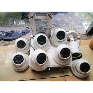 Trọn bộ 8 camera hikvision analog đã qua sd