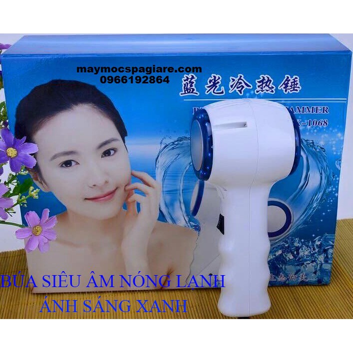 Búa siêu âm nóng lạnh ánh sáng xanh