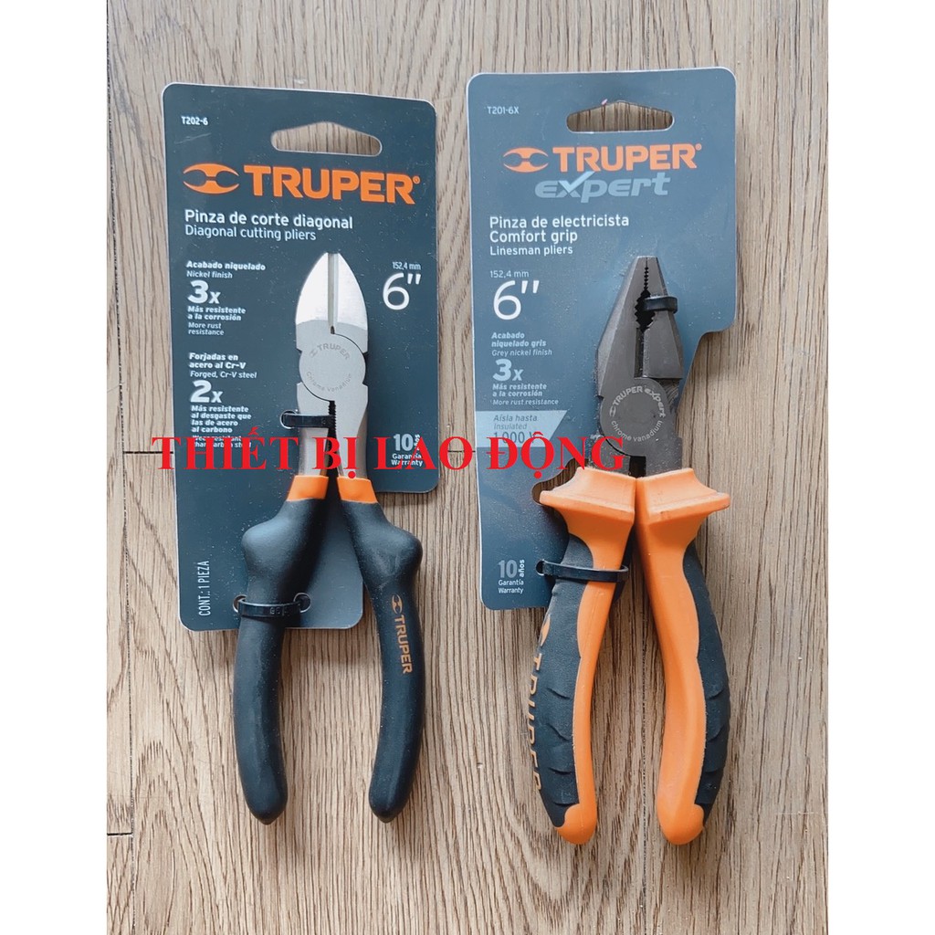 COMBO KỀM RĂNG, KỀM CẮT 6INCH TRUPER 12347-17312