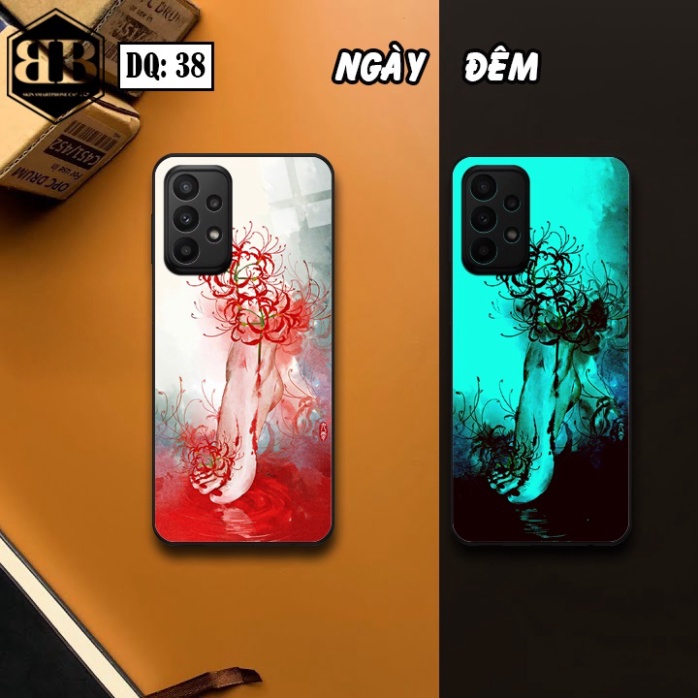 Ốp lưng kính Dạ Quang dành cho Samsung Galaxy A23 phát sáng trong đêm