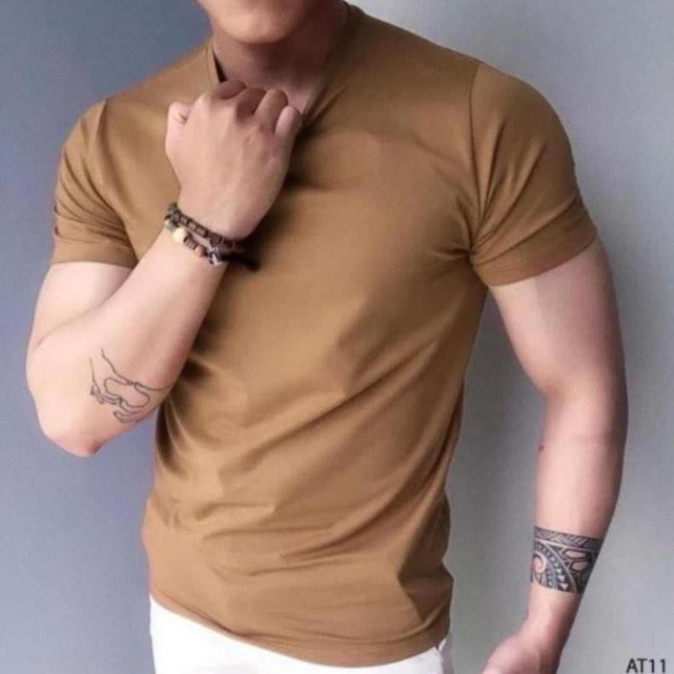 Áo thun cổ tròn nam cộc tay, chất nhẹ êm, thoáng mát, thấm hút mồ hôi, dáng body cực ôm, cực chuẩn-Hatino.store | BigBuy360 - bigbuy360.vn