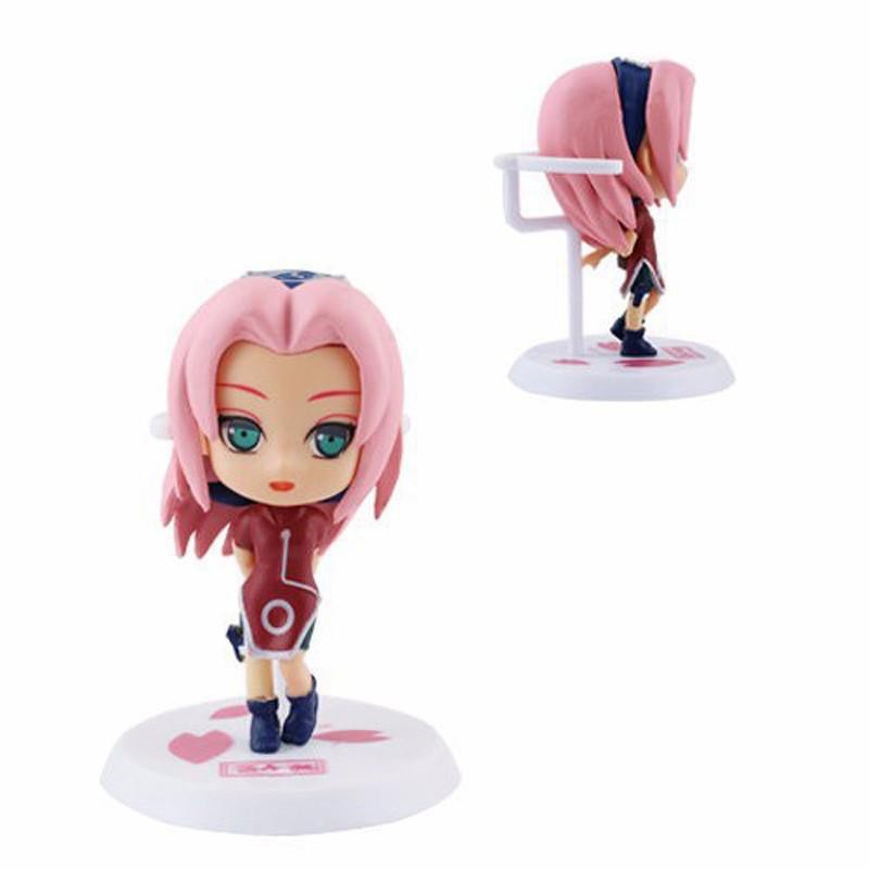 Set 6 Mô Hình Nhân Vật Hoạt Hình Naruto Sakura Kakashi Sasuke