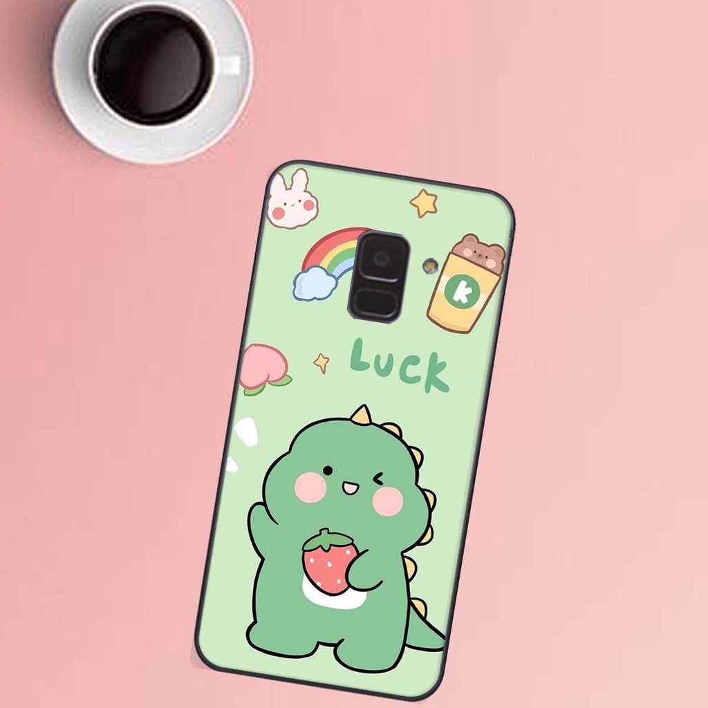 Ốp lưng Samsung A6 2018 / A8 2018 in hình khủng long , gấu nâu xinh xắn, siêu cute  mà còn vô cùng RẺ -ĐẸP