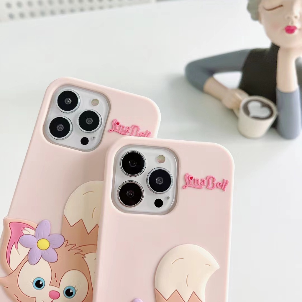Ốp điện thoại hình Lina Bell 3D thích hợp cho IPHONE 13 PRO MAX 12 PRO MAX 11 PRO MAX XS MAX XR X 7 8 PLUS 6 6S PLUS