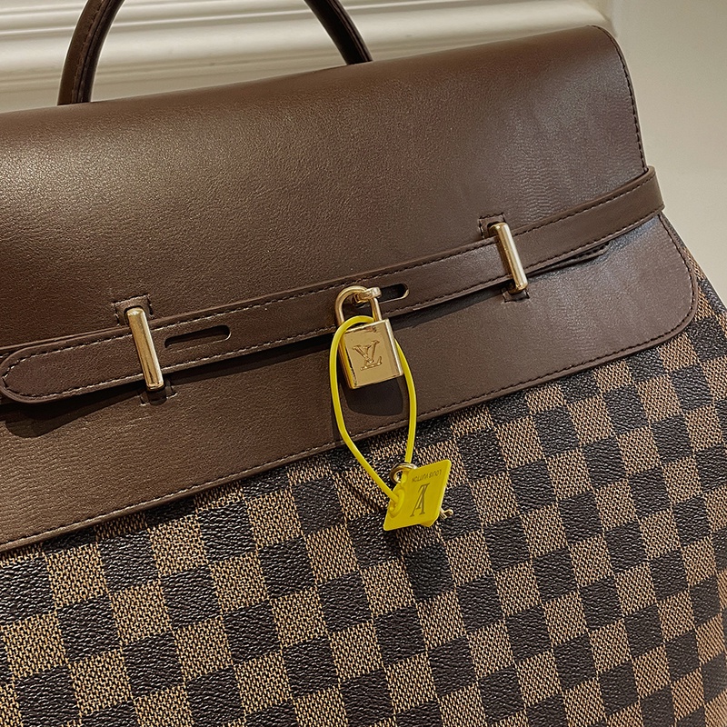 Balo da lv nam nữ PUKA cặp đi học nam nữ da pu chống nước phong cách thời trang cao cấp