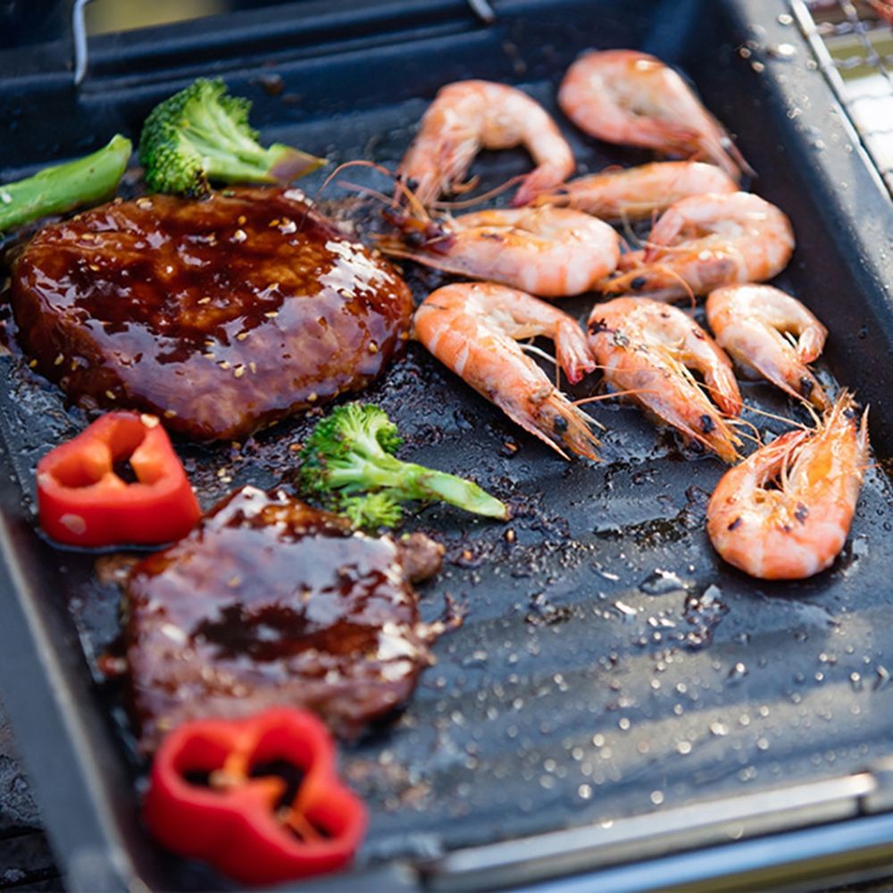 Chảo Nướng Bbq Dễ Dàng Vệ Sinh Phong Cách Hàn Quốc Tiện Dụng Cho Gia Đình