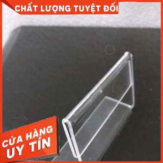 Menu mica chữ L size 6*8cm để bàn