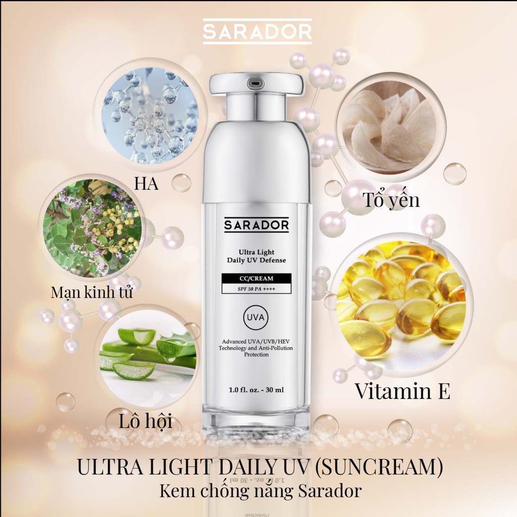 Bộ sản phẩm bảo vệ toàn diện da ban ngày : Sữa rửa mặt HA +Toner + Kem chống nắng CC + Son thần | BigBuy360 - bigbuy360.vn