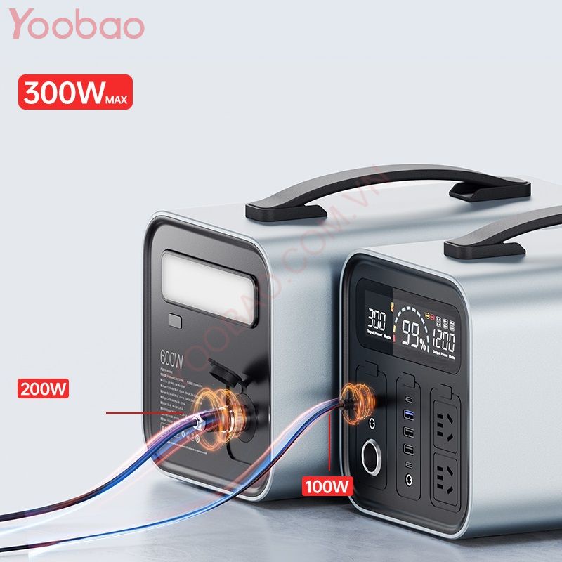Trạm Sạc Dự Phòng 135200mAh AC220V/600W Yoobao EN600S