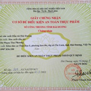 Dầu tỏi Hải Dương