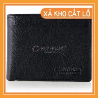 Ví nam da bò mini màu đen PH2126