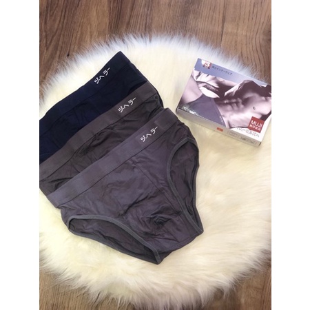 QUẦN SỊP TAM GIÁC COTTON SET3 MUJI