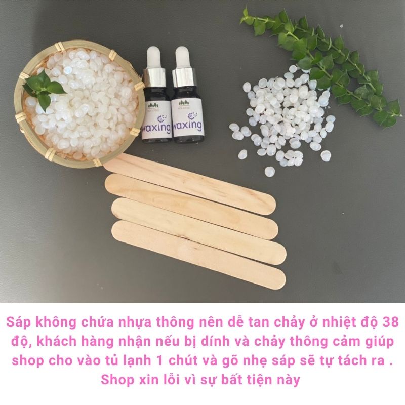 Combo sáp Wax lông tay chân nách, vùng bikini , sáp wax nóng siêu bám mọi loại lông, triệt lông cao cấp nhập khẩu