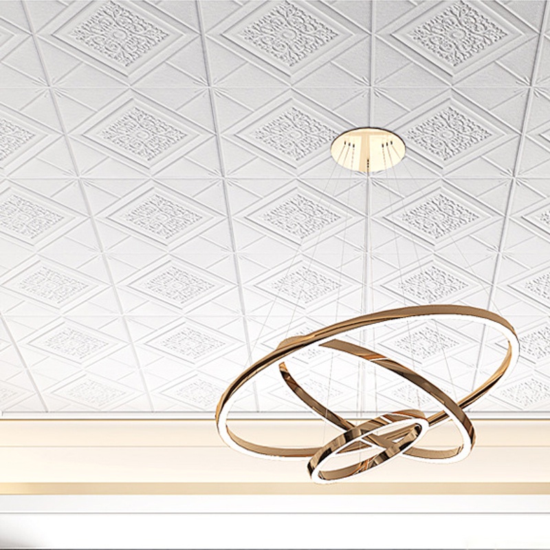 Giấy Dán Tường Trần Nhà Tự Dính Họa Tiết 3D Trang Trí Phòng Khách/Phòng Ngủ