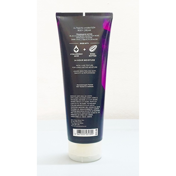 Dưỡng Thể Nước Hoa Bath &amp; Body Works Dark Kiss Body Cream 226g từ Mỹ