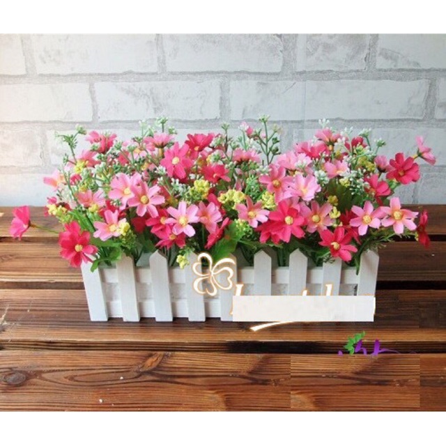 Chậu nhựa hàng rào nhỏ 30x12x12cm