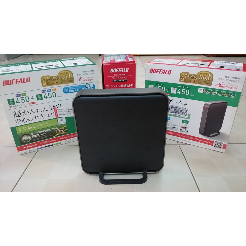 Wifi Buffalo WZR-900DHP2 dòng cao cấp siêu bền trong series cao cấp WZR của Buffalo Japan (Fullbox) | BigBuy360 - bigbuy360.vn