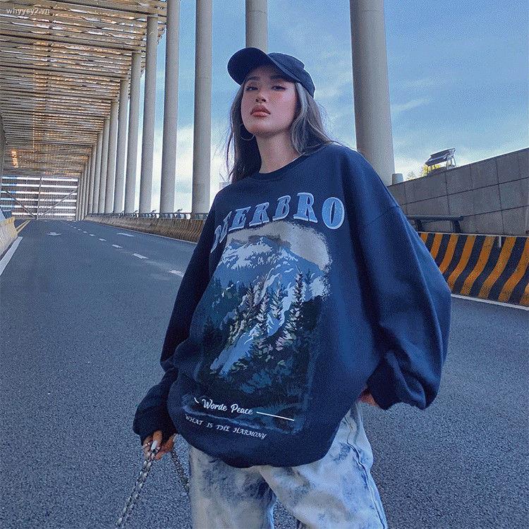 Áo len nữ dài tay cổ tròn thời trang Hàn 2021 | BigBuy360 - bigbuy360.vn