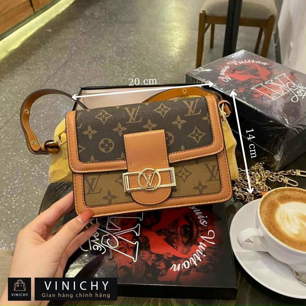 Túi xách nữ đeo chéo, túi đi chơi, đi học VINICHY, da đẹp thời trang cao cấp size 22cm HA088