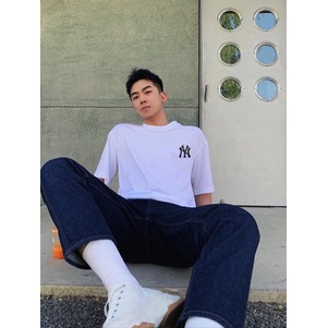 Áo thun from rộng tay lỡ new york nam nữ áo phông NY unisex vải cotton thời trang hè