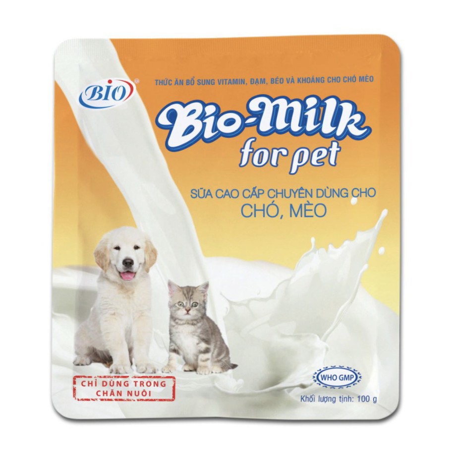 [Mã 11FMCGSALE1 giảm 10% đơn 250K] Sữa Cho Chó Mèo Bio Milk For Pet 100g