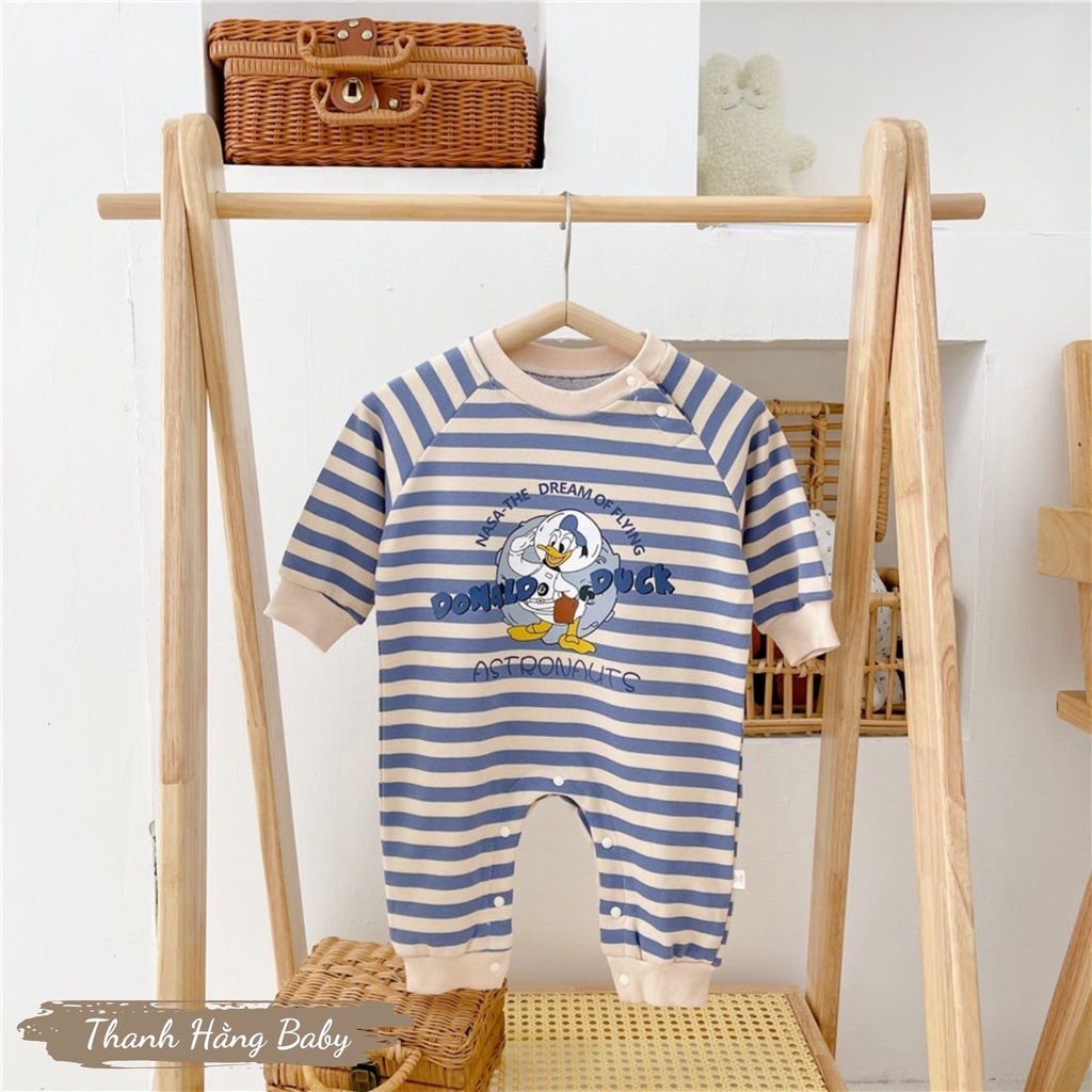 Body Dài Tay Cho Bé, Body Sleepsuit Cho Bé Sơ Sinh Thanh Hằng Baby 5 - 13 Kg