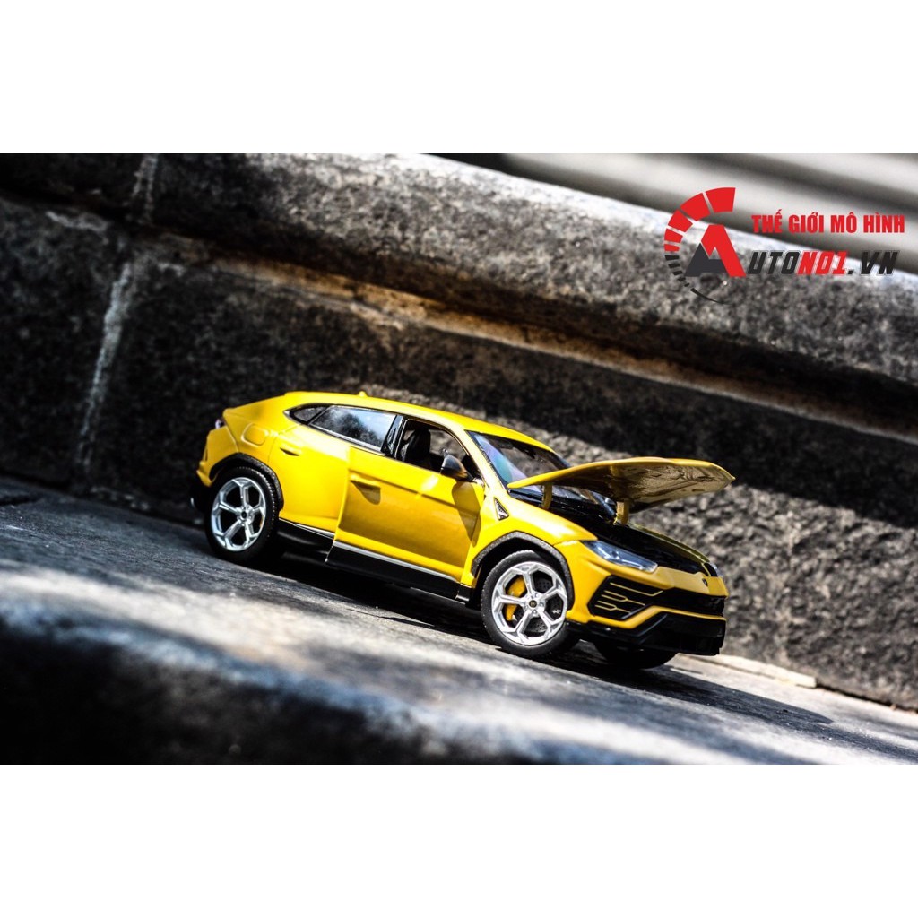 MÔ HÌNH XE LAMBORGHINI URUS YELLOW 1:24 WELLY 5871