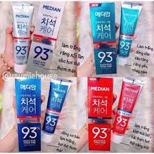 Kem Đánh Răng Median 93% Toothpaste Hàn Quốc màu trắng 120g [ SALE MẠNH ]