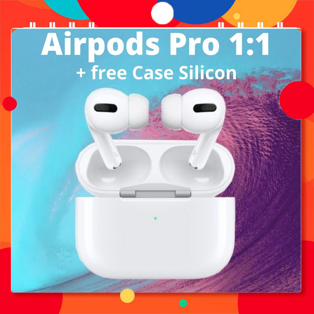 Tai nghe Airpods Pro ⚡️BH 12 Tháng⚡️ Đổi Tên Định Vị Cảm Biến Xuyên Âm Chống Ồn Sạc Không Dây - Phụ Kiện Hồ Gia