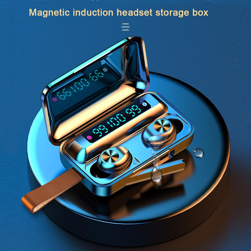 Tai nghe Bluetooth mới phổ biến F9-5 màn hình kỹ thuật số cảm ứng trên cả hai mặt của tai nghe