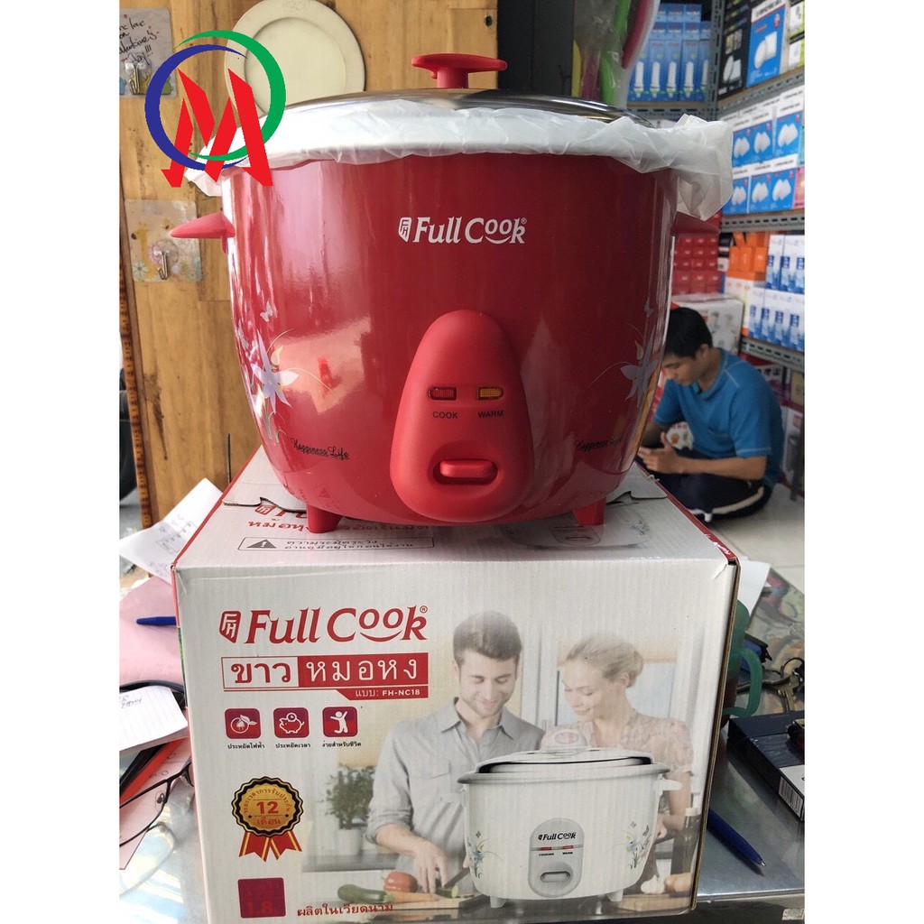 [HÀNG THÁI LAN] Nồi cơm điện Fullcook Nắp Rời 1.8L