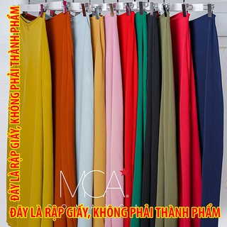 Rập giấy QUAN01 - Quần Áo dài TC026 ống rộng suông - Mẹ Bé