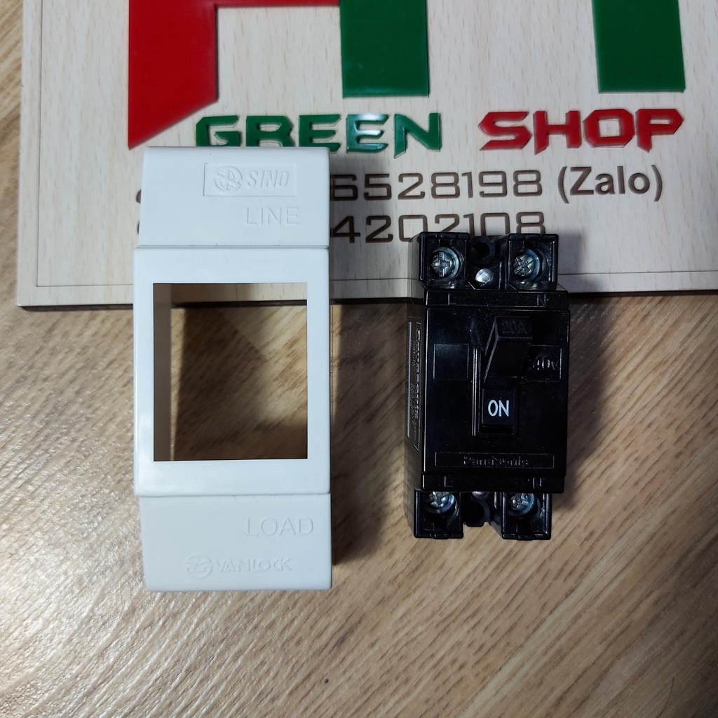 Át khối Panasonic - CB cóc, át đen Panasonic 10A 15A 20A 30A 40A