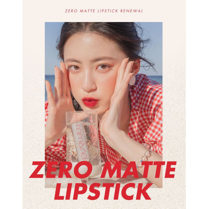 [NEW] [Muteral Nude] Son thỏi Siêu Lì Cao Cấp Hàn Quốc Romand New Zero Matte Lipstick 3g (02 gạch MLBB, 09 nude) | BigBuy360 - bigbuy360.vn