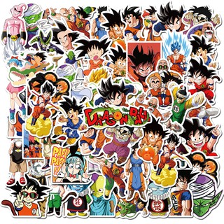 Bộ 50 hình dán sticker nhân vật Dragon Ball