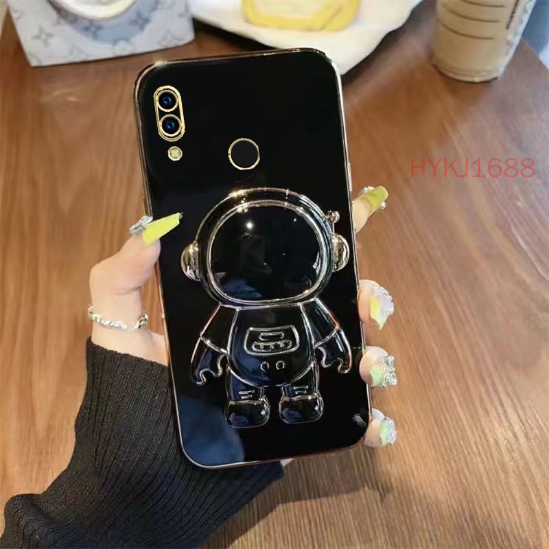 Ốp lưng Huawei nova 3i Ốp lưng Điện Thoại Chống Rơi Có Giá Đỡ Hình Phi Hành Gia Cho Huawei nova 3i