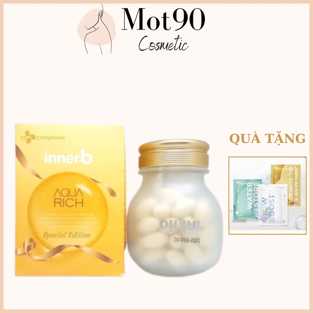 Viên Uống Cấp Nước,Chống Nắng Collagen Innerb Aqua Rich [HÀNG CHÍNH HÃNG]