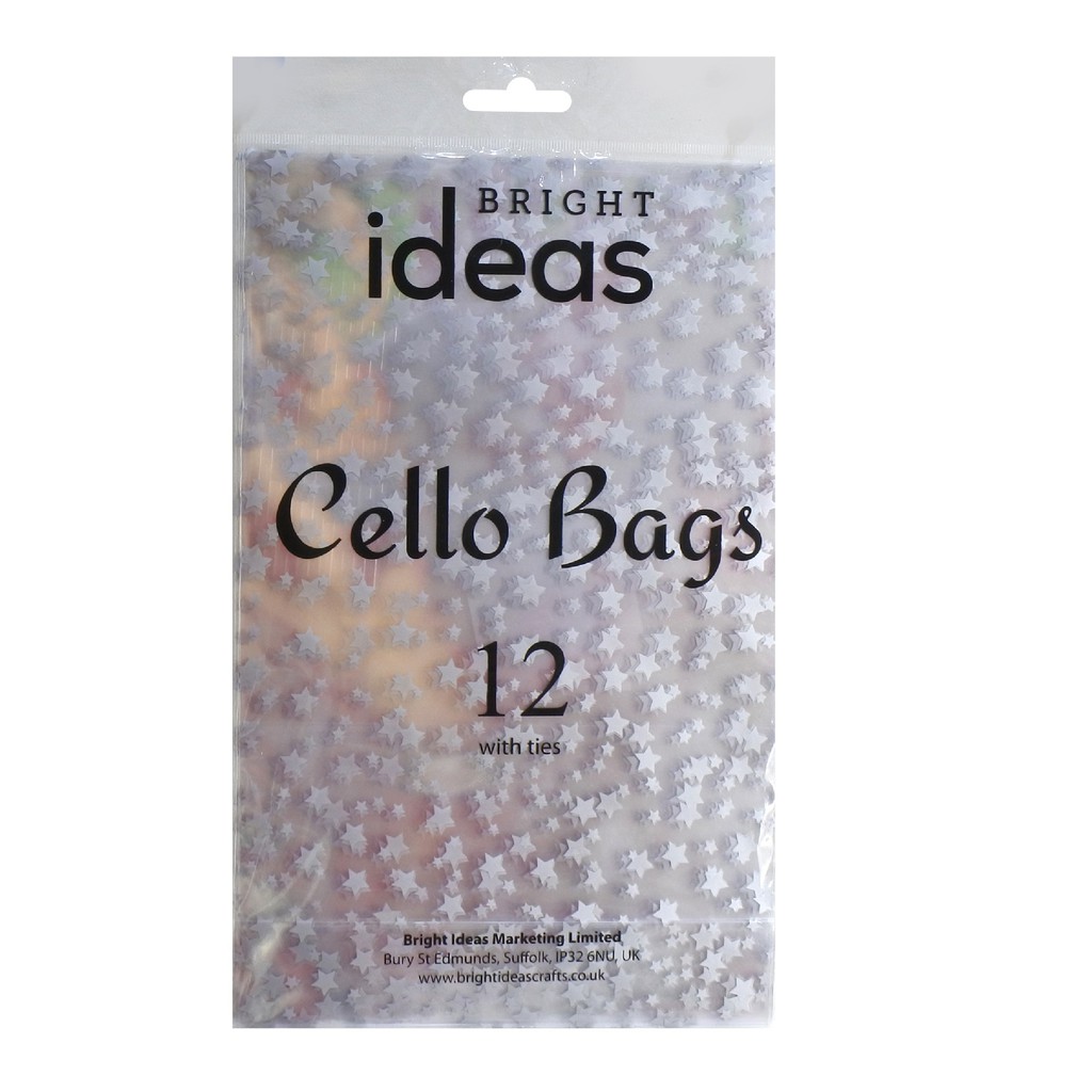Túi Cello 12 Cái UBL XB4629 Trang Trí Và Gói Quà Giáng Sinh