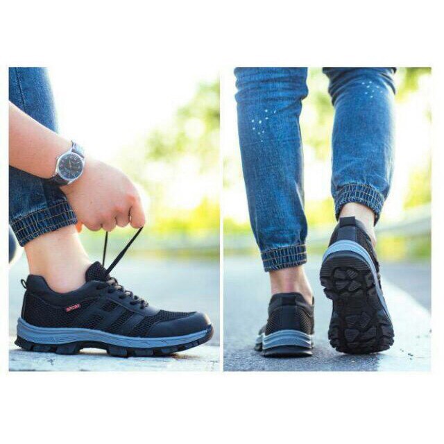 Giày Bảo Hộ Lao Động 2TH Kiểu Thể Thao Mũi Thép Đế Lót Thép CHỐNG ĐINH-BD0053 | BigBuy360 - bigbuy360.vn