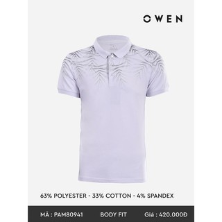 Áo polo cộc tay owen 80941 - áo thun có cổ nam