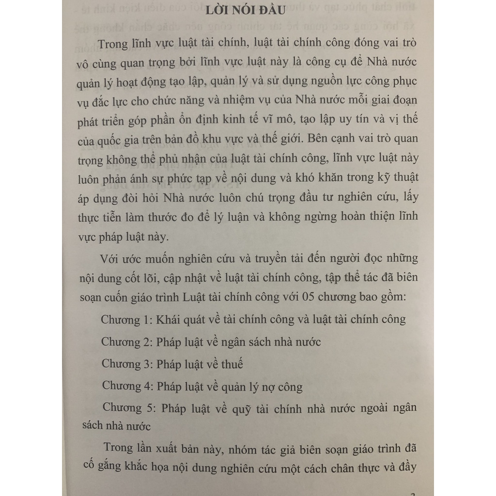 Sách - Giáo Trình Luật Tài Chính Công ( TS. Nguyễn Thị Mai Dung )