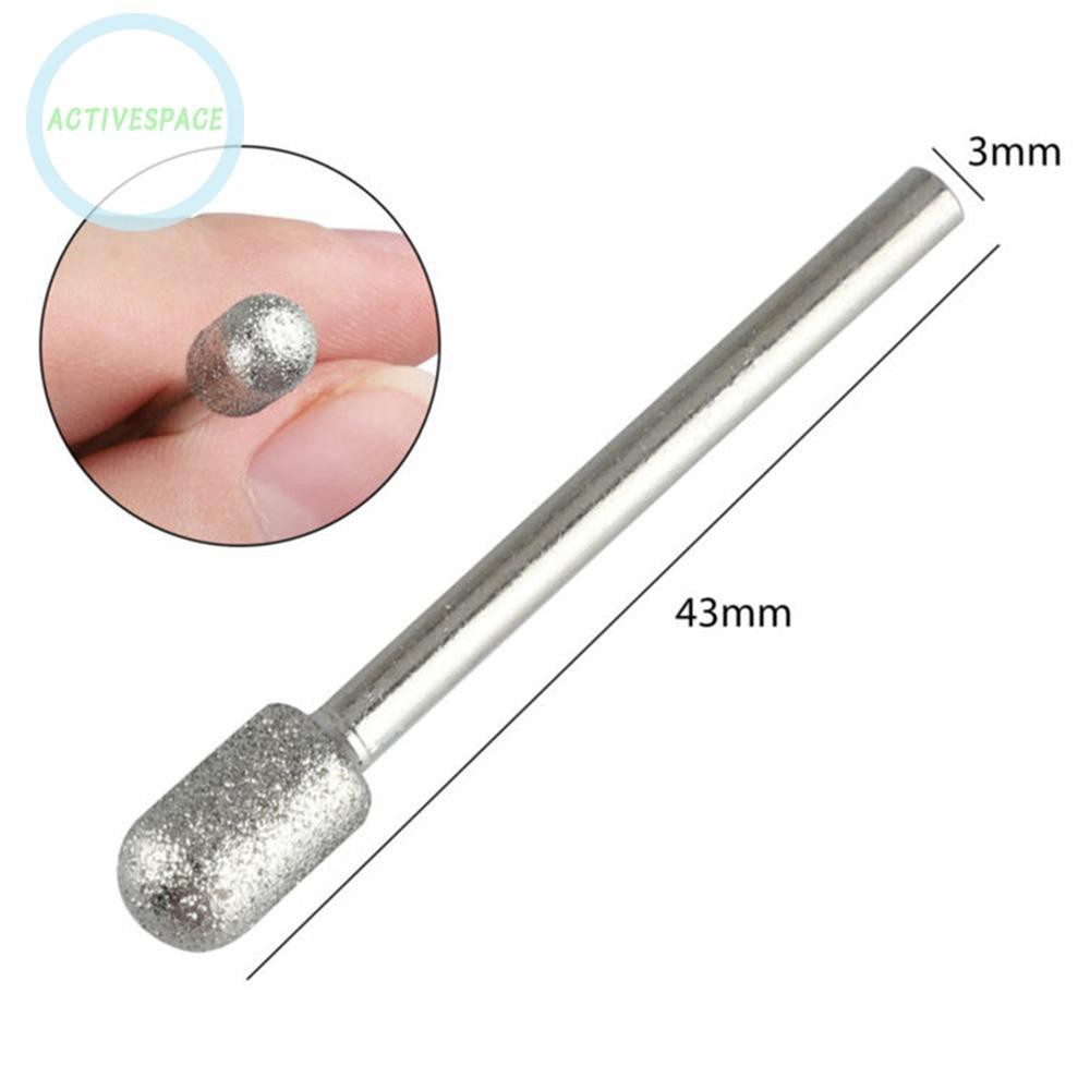 Bộ mũi khoan gỗ đánh bóng cắt mài gạch men/kính/đồ gỗ mạ điện màu bạc 120 Grit