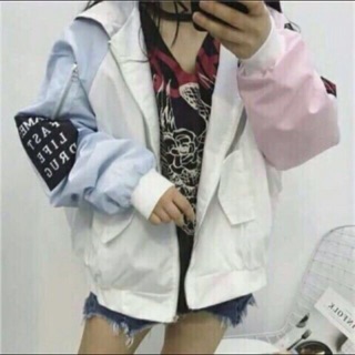 Áo khoác dù phối