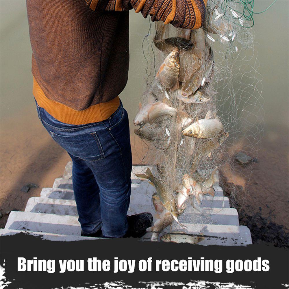 MUVAKO Lưới Bắt Cá Bằng Nylon Bền Chắc 8/15/20/25M