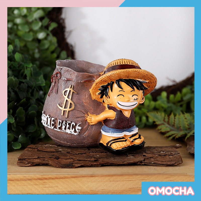 Hộp Đựng Bút Mô Hình Nhân Vật Hoạt Hình Luffy One Piece Để Bàn Sáng Tạo Độc Đáo