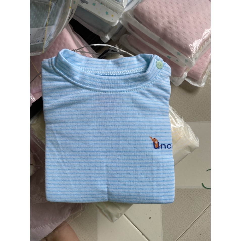 Bộ unchi cotton dệt cho bé họa tiết chấm bi